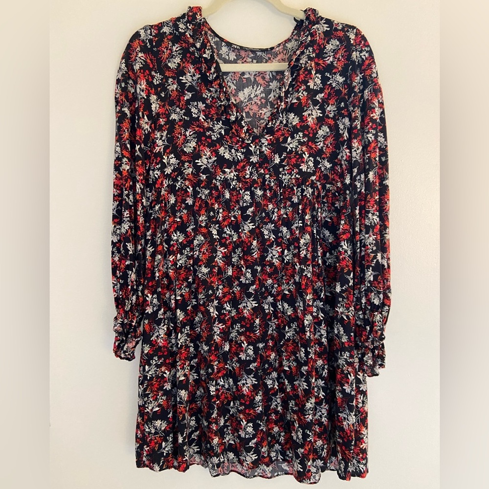 NWOT Zara babydoll style mini dress
